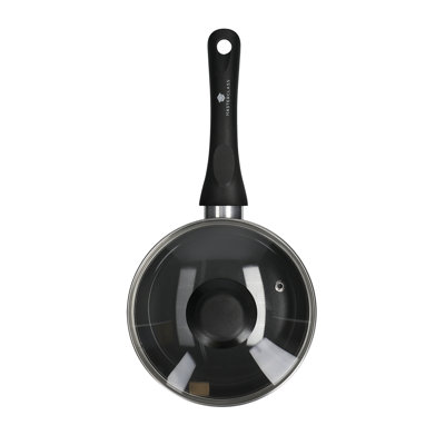 MasterClass Can-to-Pan Ceramic Non-Stick Saucepan with Lid, Recycled Aluminium