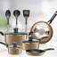 Batterie de cuisine antiadhésive en aluminium 11 pièces SereneLife-66868743