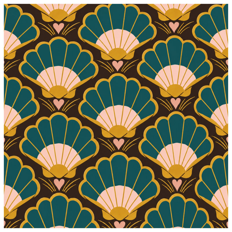 Coussins Art Deco, 26 x 26 inches