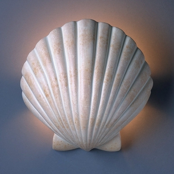 Applique murale 1 lumière Melissa, Coquille