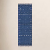 Calli Indoor/ Outdoor Geometric Blue/ White Area Rug