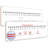 Scribbledo Negative Number Line Board 4”x12” Inch Lapboard Double Sided White Board Featuring -10 Through +10 Number Line & 0-20 Dry Erase Students Desk Whiteboard Math Manipulatives