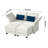 Upholstered 69.8'' Reclining Sleeper Sofa-1572556330