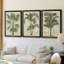 «Burlap Palm Silhouette I», toile tendue avec châssis sur mesure - 3 pièces-1540726534-1540726533