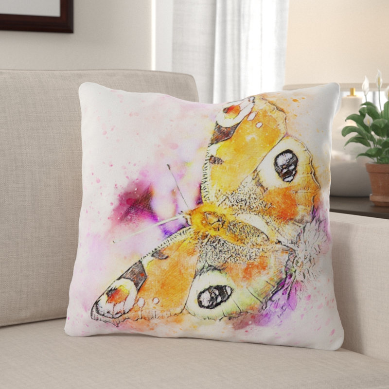 Housse et insert de coussin carré Dietrick, Intérieur, Microsuède