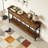 70.8" Console Table with 3 Drawers and Shelves