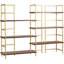 Étagère à livres en métal H 47,25 po x l 31,5 po Alecto