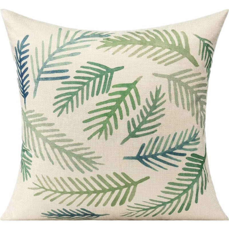 Maone Green Square Cushion Cover