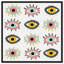 «Party Eyes, Mystic Eyes», impression sur toile rose moderne pour la chambre à coucher-72507458-72507459