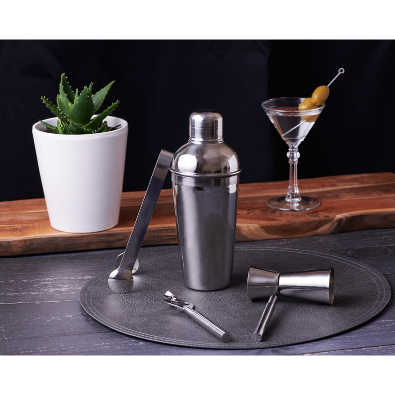 Ensemble de 4 outils de bar en acier inoxydable