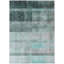 8' X 10' Teal Ombre Washable Non Skid Indoor Outdoor Area Rug