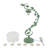 20" Ceramic Rose Table Lamp With Switch