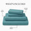 Ensemble de draps en bambou ultra doux - ensemble de 4 pièces - infroissable - feuilles de refroidissement avec poches profondes-612286665-612286705