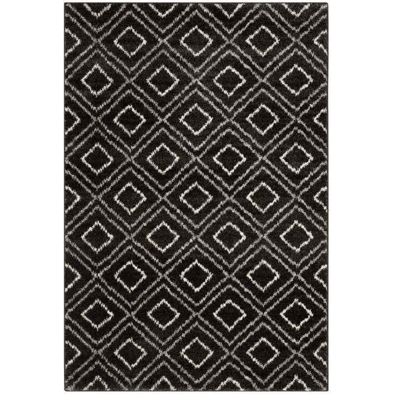 Tapis géométrique Arshia, Rectangle 6 pi 7 po x 9 pi 2 po
