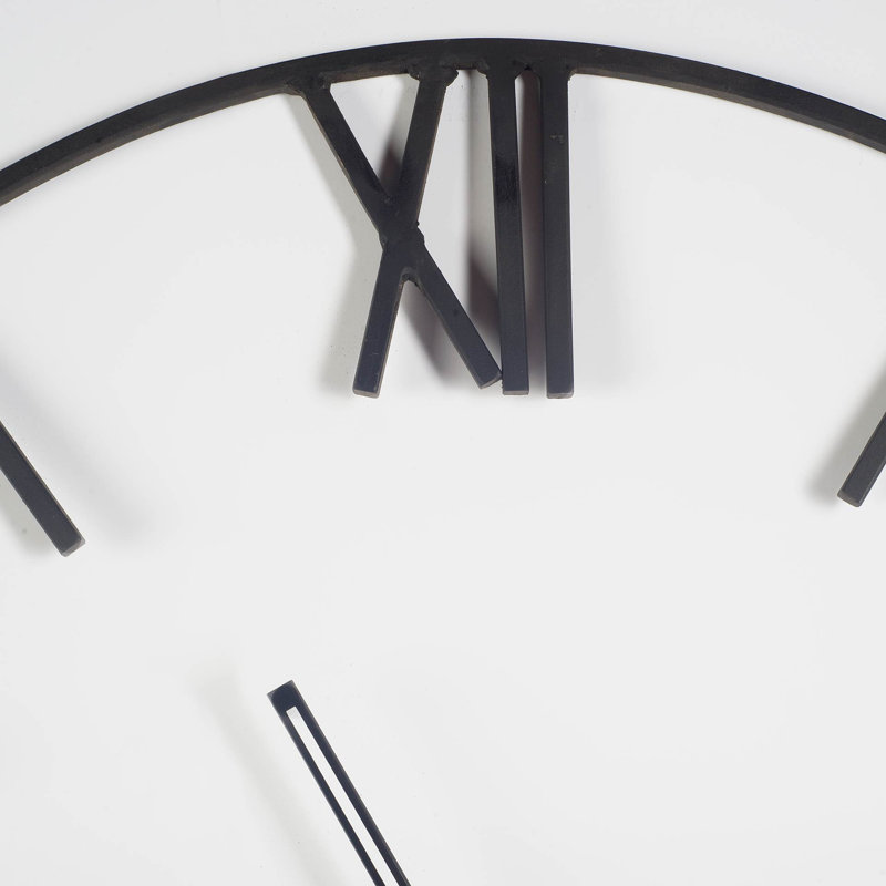 Roman Metal Analog Wall Clock