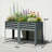 Patio Planter Box,Outdoor Elevated Planter Box,Raised Garden Bed-1581850221