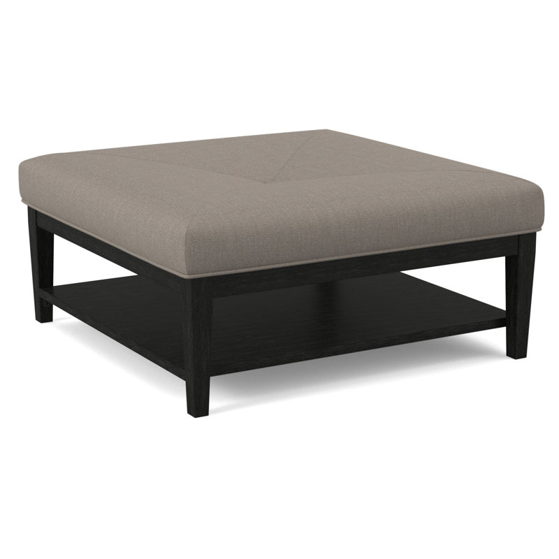 Repose-pieds Hammond avec rangement, Finition noir antique, Performance de Crypton en pierre; 0884-83