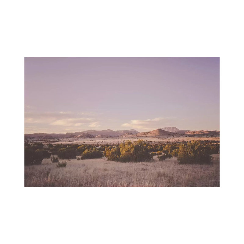 Desert Sunset 1 Piece Wrapped Canvas Wall Art, 101.6 cm H x 66.04 cm W x 3.175 cm D