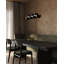 Void 41-in Black dimmable LED Linear Pendant-761712775