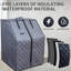 Armoire portative Home - Générateur de vapeur de 1000 W, capacité de 2 L, fauteuil pliable et armoire à distance pour chauffer