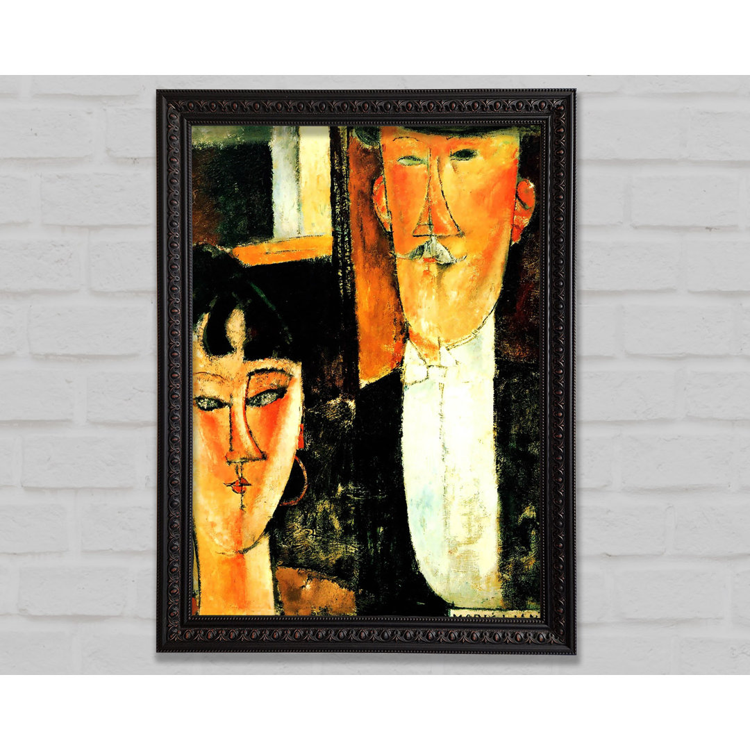 Modigliani Braut und Bräutigam - Druck