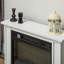 Foyer électrique 26 po, insert de cheminée 1400 W, blanc-1425248905