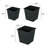 Nursery Plant Pot - Garden Plastic Pots With Drainage (5-Pack)-1599637079
