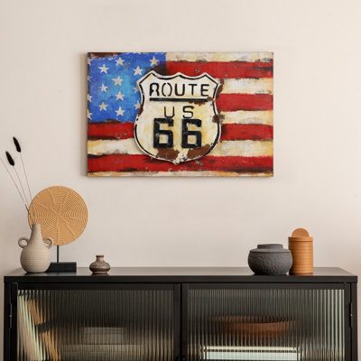 Handmade Rustic Wall Decor on Metal
