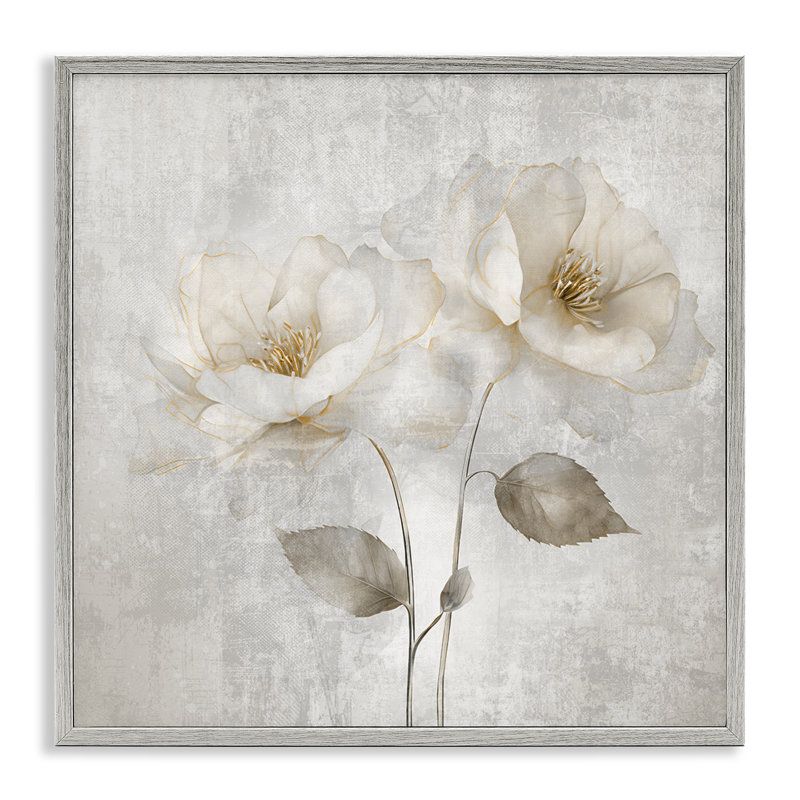 Bouquet de roses en fleurs, estampe numérique, design par Irene Weisz, H 12 po x l 12 po, Estampe numérique Farmhouse