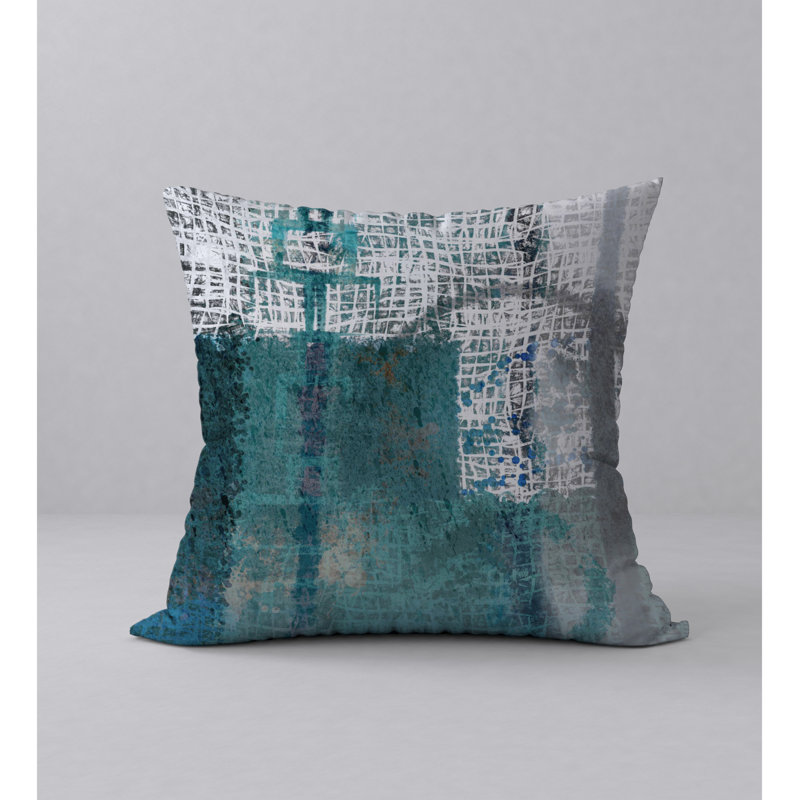 Housse de coussin carrée sans contredit Lucky, 20 po x 20 po