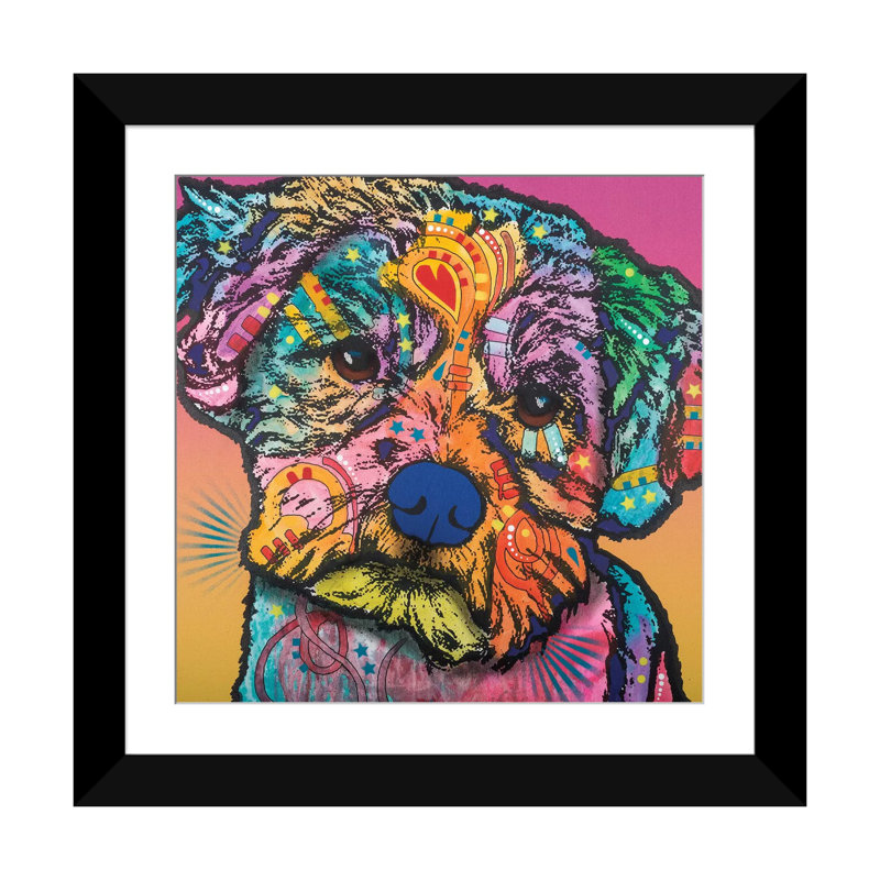 « quincy », impression sur toile, H 16 po x l 16 po x P 1 po, Papier d'art encadré noir, Blanc