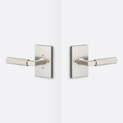 Levanto Privacy Rosette, Knurled Grip