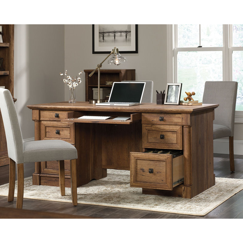 Bureau d'écriture rectangulaire l 65,118 po Panaghia, Brun