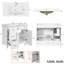 Meuble-lavabo 36 po avec lavabo et tiroirs en céramique-363400351