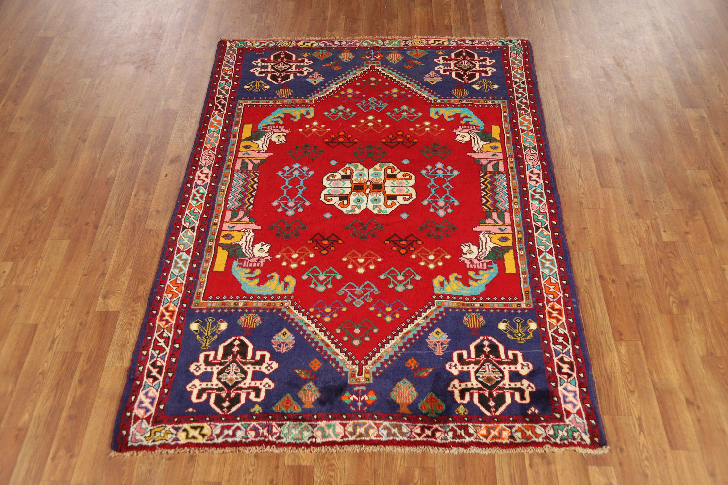 Canora Grey Vegetable Dye Wool Traditional Rug 5x6 | Wayfair