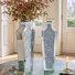 Vase de plancher en cristal 2 pièces Degrailly