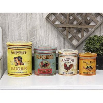 Metal Canister - Set of 4