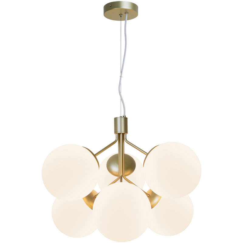 Ivona 6 - Light Sphere Pendant, Brass