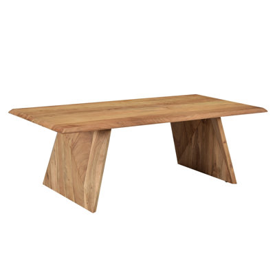 Table basse en bois massif