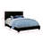 Clu Faux Leather Upholstered Full Panel Bed Black-39758394-28453077