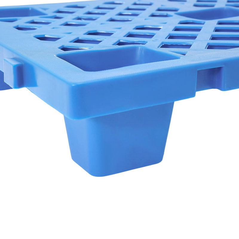 6 palettes en plastique, 6 palettes emboîtables, Bleu