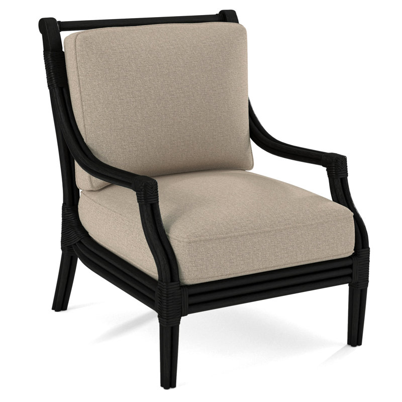 Inveron Armchair, Black, Eggshell Crypton Performance; 0884-93
