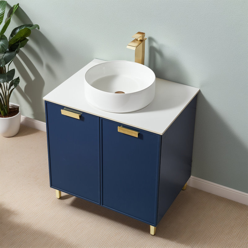 Ensemble de meuble-lavabo simple 30 po 2 portes Modern