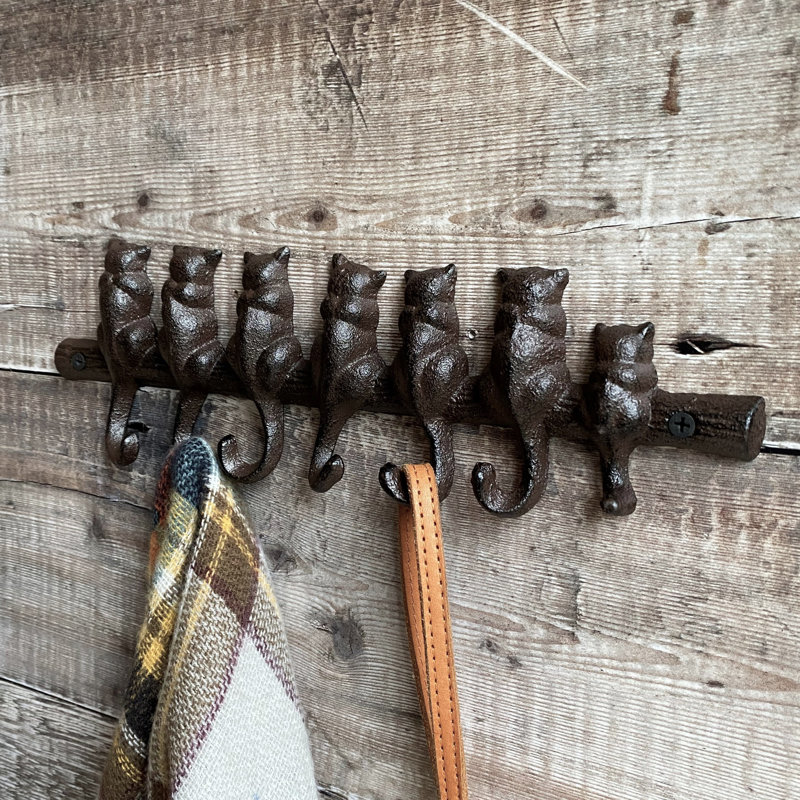 Rew Metal Wall Organizer with Key Hooks