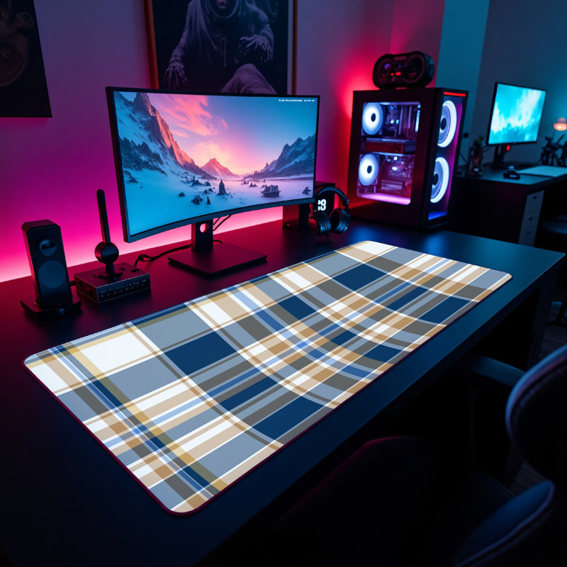 Polyester Desk Pad, 31.5x15.5