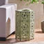 Table d'appoint de 14 pouces avec motif découpé Sunburst, finition vert craquelé pour un décor moderne et élégant-907362219-907362220