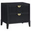 Ensemble de chambre avec grand lit 4 pièces Traequan - noir-98386764-129757030