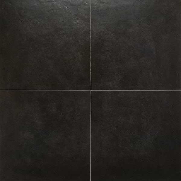 Rethink 23.62 in. x 23.62 in. Matte Porcelain Tile, Black