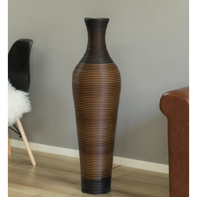 Vase de plancher en bois 39,25 po Alburnett