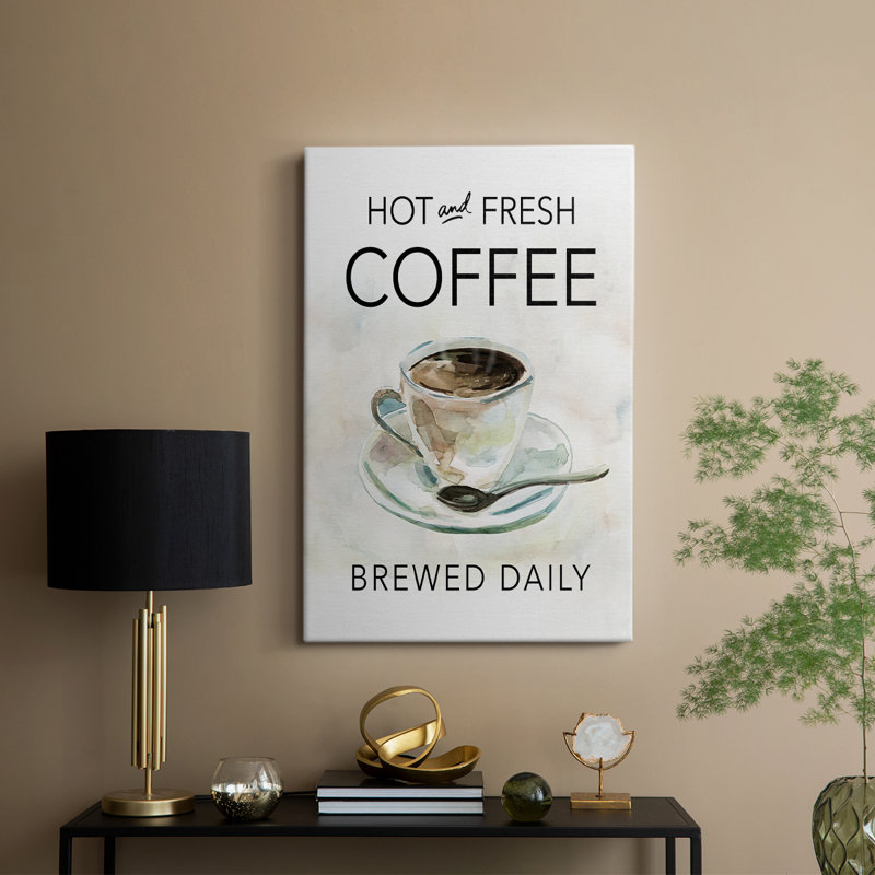 Café chaud et frais - Cavas enveloppés de galerie, H 27 po x l 18 po